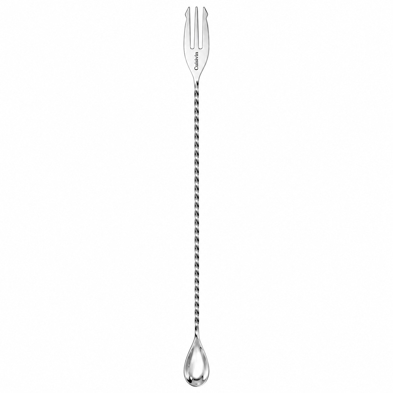 6077_Basic White_Bel-Air Stainless Steel Bar Spoon:Fork