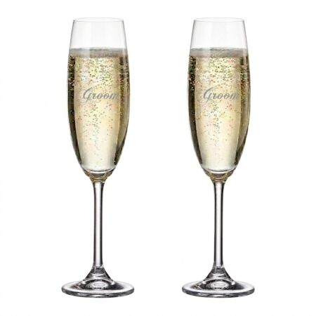 Cuisivin Groom & Groom Flute 220ml/7.5oz - 2pk
