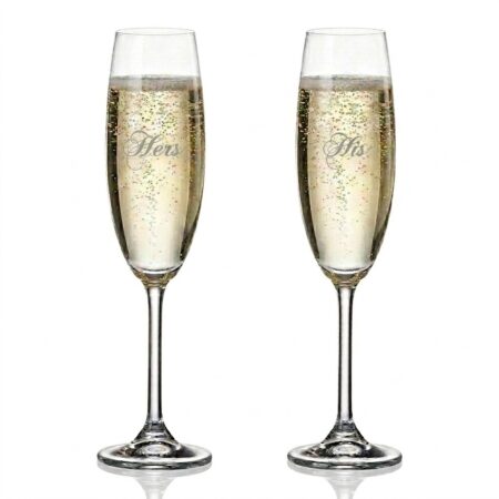 Cuisivin His & Hers Champagne Flute Set - 2 Pack