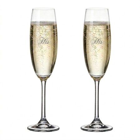 Cuisivin His & His Champagne Flute 220ml/7.5oz - 2pk