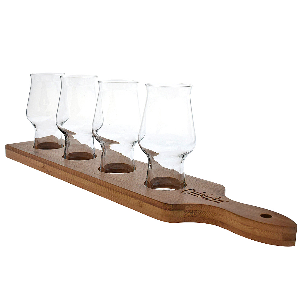 8607_Basic White_MasterBrew Beer Taster Flight Set (with paddle)_1=lifestyle