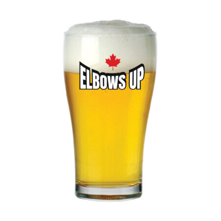 Elbows Up Beer Glass 22oz / 650 ml - 6pk
