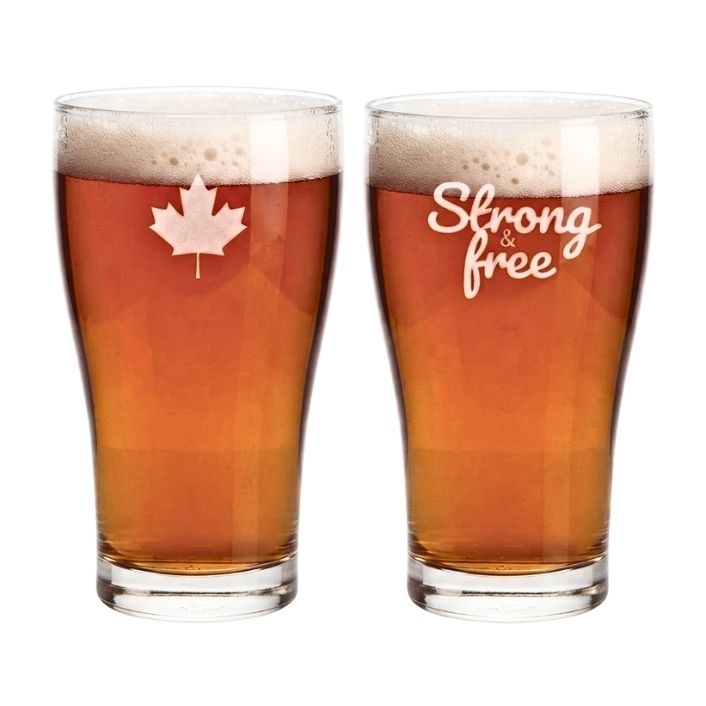8801MLSF_Filled4_Strong & free Beer glass_Front&Back