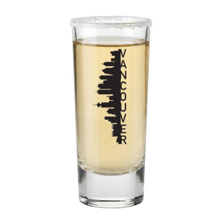 Vancouver Skyline Shot Glass 65ml/2oz - 12pk