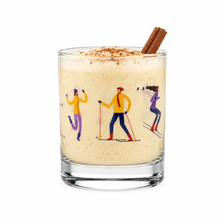 Fun Skiing Rock Glass 10.25oz / 290ml - 6pk